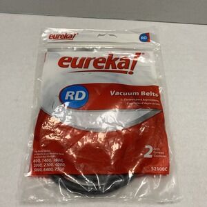 Eureka Type RD Vacuum Cleaner 2 Round Belts 52100C Round Belt New Sealed OEM